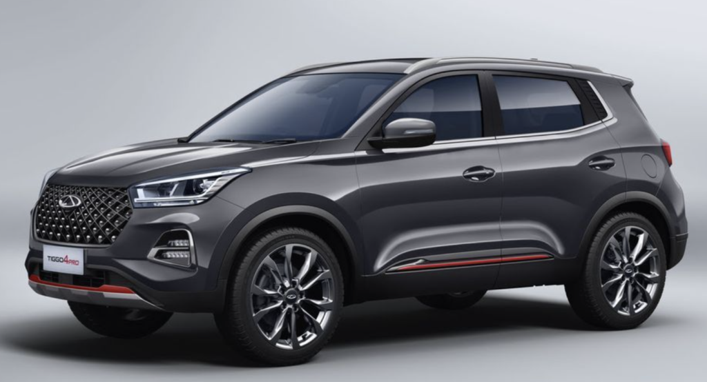 Chery Tiggo 4 Urban front profile on Australian suburban street