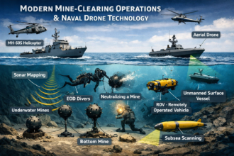 Iran deploys sea mines in the vital Strait of Hormuz artery.