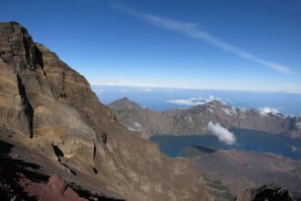 Rinjani, Segara anak lake, Crater lake image