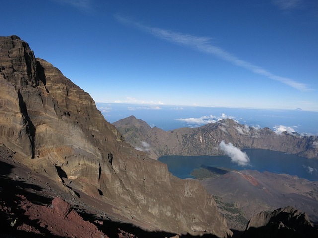 Rinjani, Segara anak lake, Crater lake image