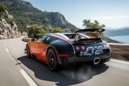 The Bugatti Veyron’s complex cooling system and active aerodynamics in action