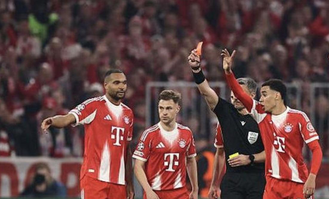 Real Madrid’s UCL dream ends as Camavinga sees red in Munich